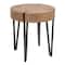 Hello Honey® 22" Astoria Wood End Table with Metal Hairpin Legs